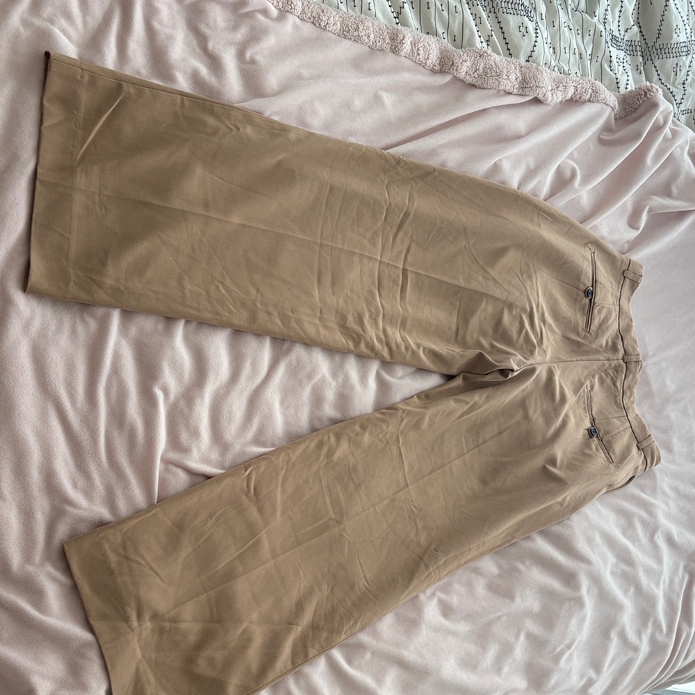 Dynamite Women's Camel Straight-Leg Trousers - Picture 3 of 5